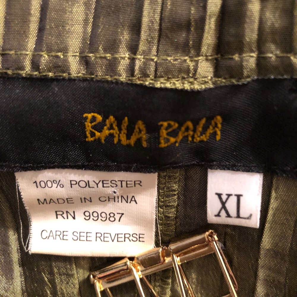 Bala Bala Button Front Collared Jacket Pockets Xl - image 3